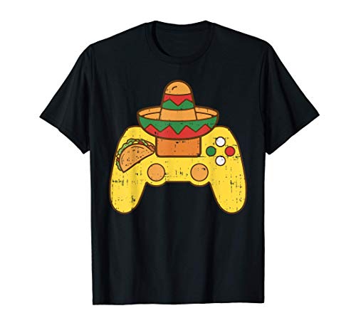 Cinco De Mayo Mexican Game Controller Gamer Gift Boy Gift Camiseta