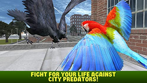 City Parrot: Fugitive Pet Simulator 3D