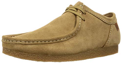 Clarks Shacre II Run, Oxford Hombre, Dark Sand Suede, 44.5 EU