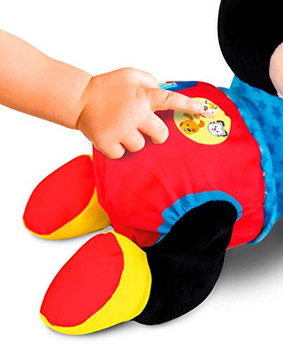 Clementoni-55256 - Baby Mickey Gateos - gateador bebé de Disney a partir de 6 meses