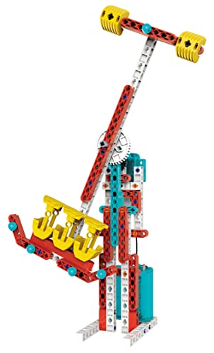Clementoni-55385 - Mechanics - Parque de Atracciones - juego de construcciones mecánica a partir de 8 años