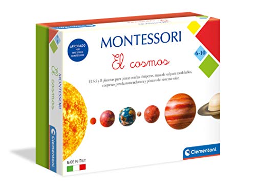 Clementoni-55397 - Montessori - El cosmos - juego educativo montessori a partir de 6 años