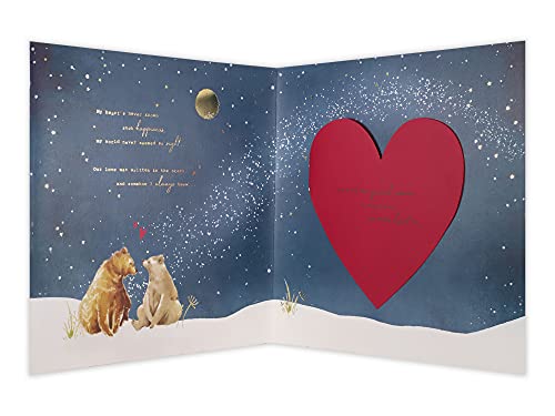 Clintons: Love Of My Life Two Bears - Tarjeta de felicitación de Navidad