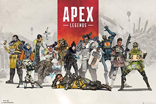 Close Up Póster Apex Legends - Personajes (91,5cm x 61cm)