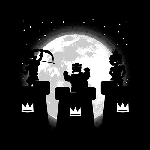 Cloud City 7 Clash Royale Moon - Chaqueta para Hombre Black/White M