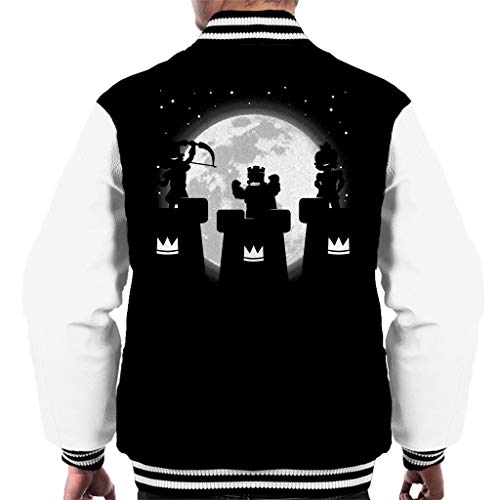 Cloud City 7 Clash Royale Moon - Chaqueta para Hombre Black/White M