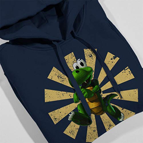 Cloud City 7 Croc Retro Japanese Kid's Hooded Sweatshirt