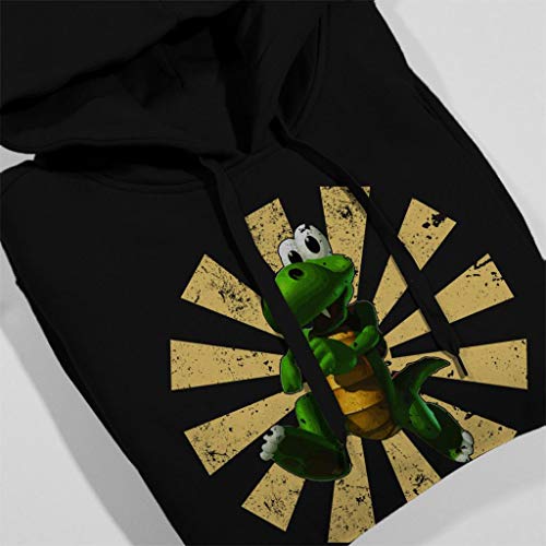 Cloud City 7 Croc Retro Japanese Women's Hooded Sweatshirt