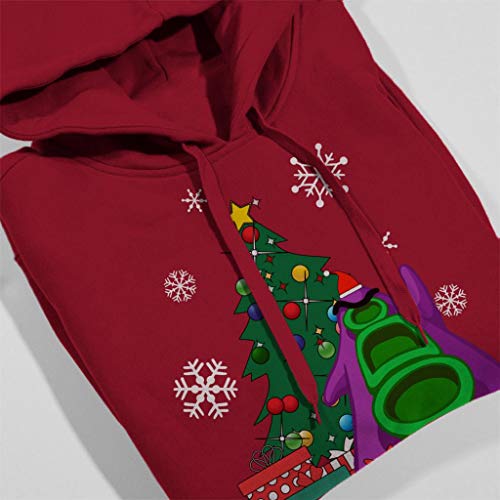 Cloud City 7 Day of The Tentacle Around The Christmas Tree Men's Hooded Sweatshirt