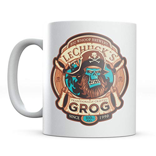 Cloud City 7 Ghost Pirate Grog Monkey Island LeChuck Mug
