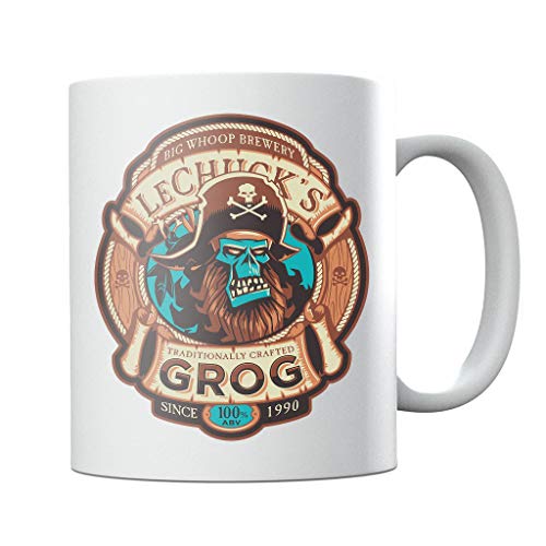Cloud City 7 Ghost Pirate Grog Monkey Island LeChuck Mug