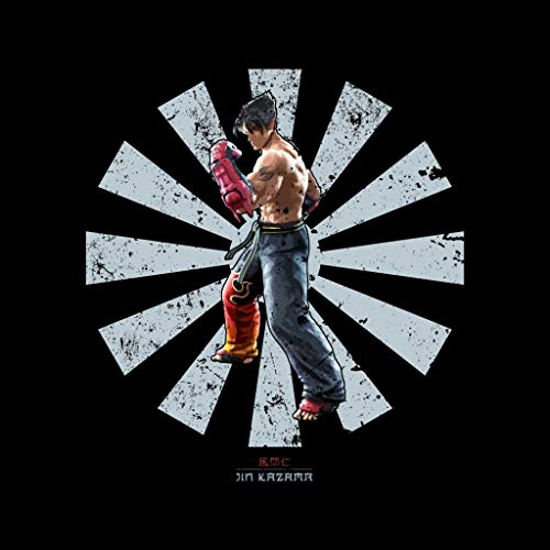 Cloud City 7 Jin Kazama Retro Japanese Tekken Kid's Hooded Sweatshirt