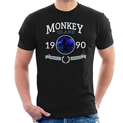 Cloud City 7 Monkey Island Pirate School Men's T-Shirt