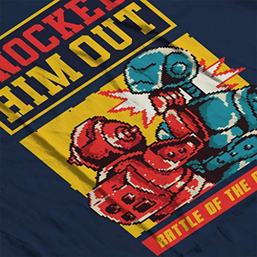 Cloud City 7 Rockem Sockem Robots Knock out Pixel Art Men's T-Shirt