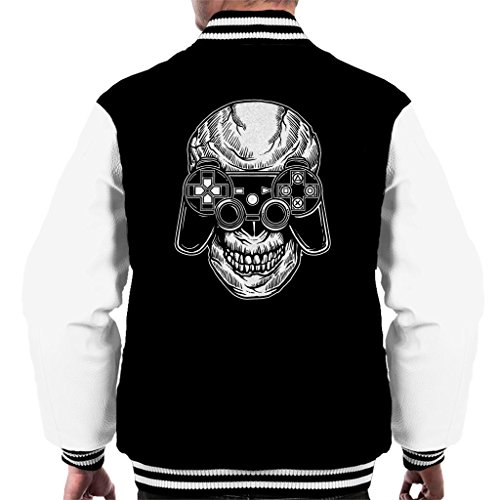 Cloud City 7 Skull Gamer Men's Varsity Jacket
