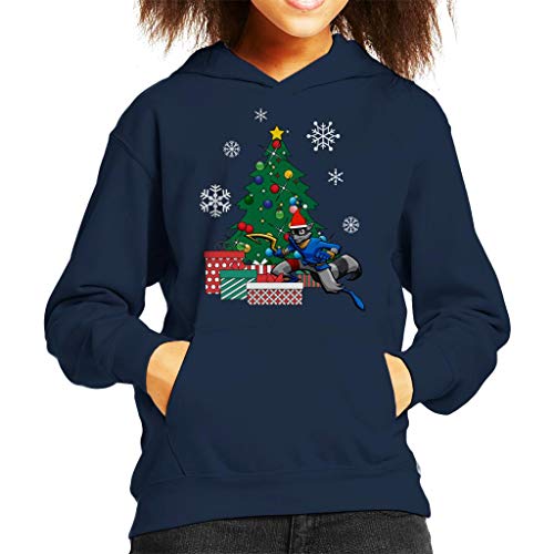 Cloud City 7 Sly Cooper Around The Christmas Tree Kid's Hooded Sweatshirt