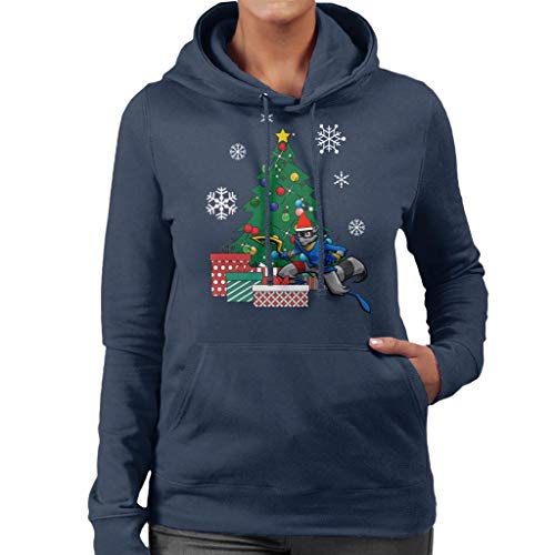 Cloud City 7 Sly Cooper Around The Christmas Tree Women's Hooded Sweatshirt