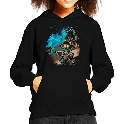 Cloud City 7 Soul of The Black Mage VIVI Final Fantasy IX Kid's Hooded Sweatshirt