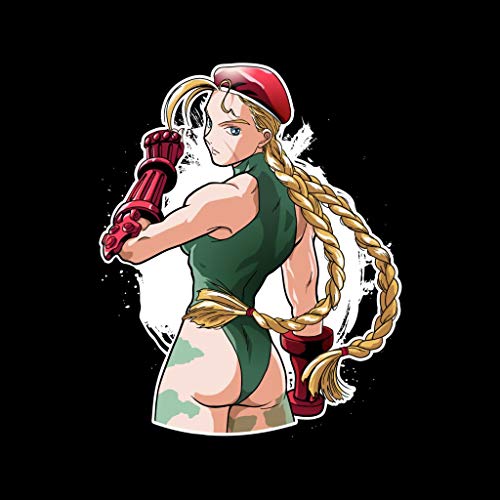 Cloud City 7 Street Fighter Cammy Back Men's Hooded Sweatshirt