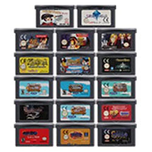 CMDZSW Cassette de Video de 32 bits con Tarjeta de Consola Adecuada for Nintendo GBA RPG Juego de Juegos de rol (Color : Shaman King 2 EUR)