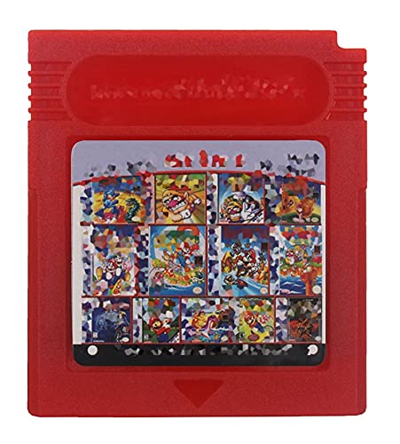 CMDZSW - Tarjeta de consola electrónica para juegos Nintendo GBC, 61 en 1, 108 en 1, versión en inglés de compilación (color: carcasa gris 61 en 1)