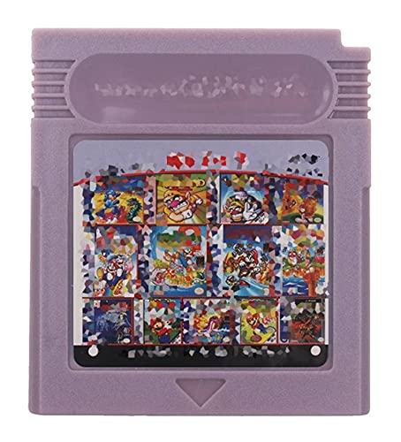CMDZSW - Tarjeta de consola electrónica para juegos Nintendo GBC, 61 en 1, 108 en 1, versión en inglés de compilación (color: carcasa gris 61 en 1)