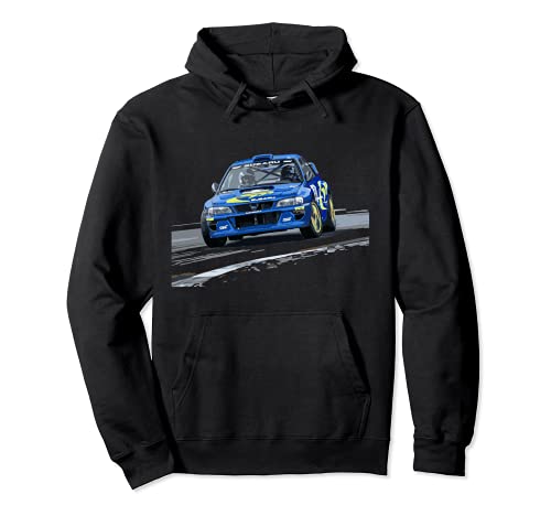 Coche JDM Coche de Rally Azul Colin McRae Sudadera con Capucha