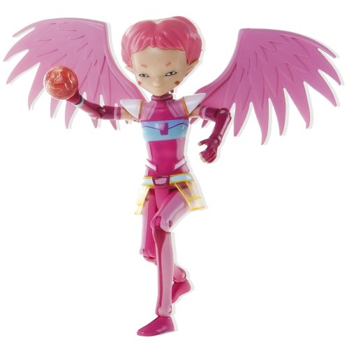Código Lyoko - Figura Aelita de 15 cm con allas y Bola, Color Rosa (Simba 3089006)