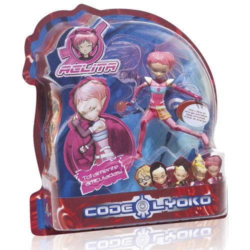 Código Lyoko - Figura Aelita de 15 cm con allas y Bola, Color Rosa (Simba 3089006)