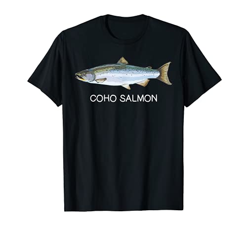 Coho Salmon Juego de Peces de Agua Dulce Camiseta