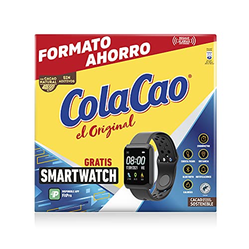 ColaCao el Original con Cacao Natural, con Smartwatch, 2 x 1.35kg