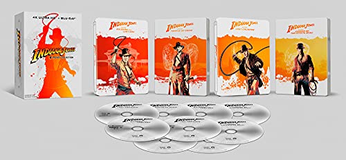Colección Indiana Jones (4K UHD + BD) (Steelbook) - BD [Blu-ray]