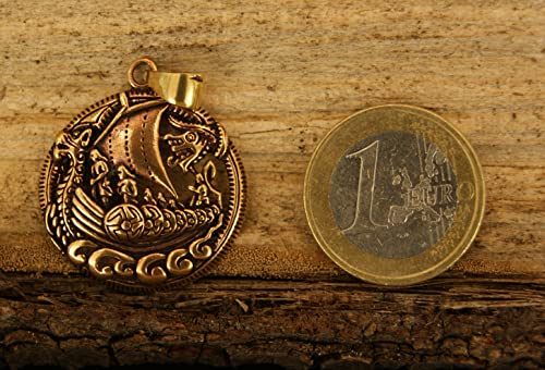 Colgante de barco vikingo de bronce n.º 153