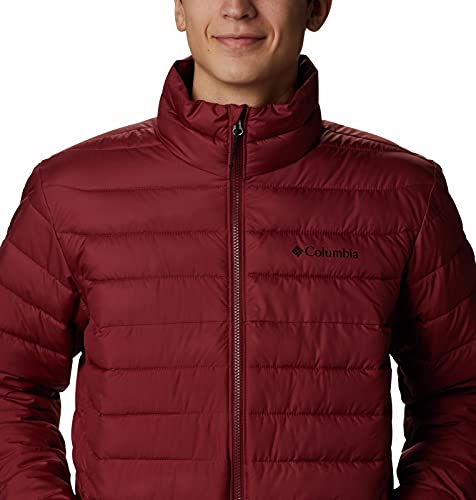 Columbia Powder Lite , Chaqueta Hombre, Rojo (Red Jasper), L