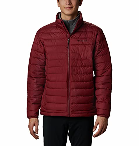 Columbia Powder Lite , Chaqueta Hombre, Rojo (Red Jasper), L