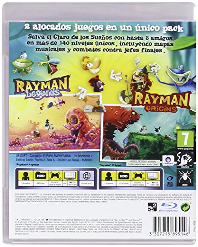 Compilation: Rayman Legends + Origins