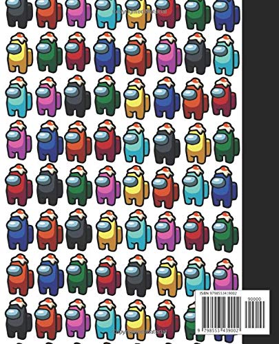 Composition Notebook Friends: Among Us Wide Ruled Composition Notebook (7.5x9.25)