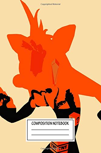 Composition Notebook: Gaming Crash Bandicoot Video Games Wide Ruled Note Book, Diary, Planner, Journal for Writing