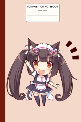 Composition Notebook: Nekopara 100 Lined Pages 6x9 Notebook • Writing Journal • Diary • Notepad V.3