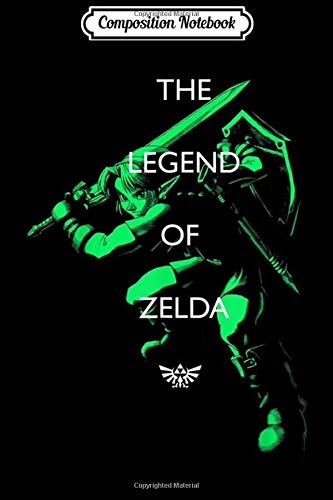Composition Notebook: Nintendo The Legend Of Zelda Text Over Top Of Link  Journal/Notebook Blank Lined Ruled 6x9 100 Pages
