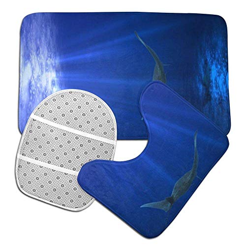 Conjuntos de alfombras de seguridad suave de 3 piezas Brothers-A Tale of Two sons Incluye tapete de baño Alfombra de contorno Tapa Tapa del inodoro para dormitorio Cocina Alfombrillas Set de alfombras