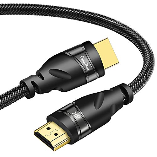ConnBull 8K 4K HDMI 120Hz Cable 3metros, Ultra HD Cable HDMI 8K Compatible con 7680x4320, 48Gbps, 8K@60Hz, HDR, 3D, eARC para PS4 Pro PS4 PS3, Xbox, PC, Mi Box S, Nintendo Switch y Más