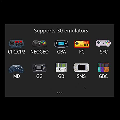 Consola de juegos de mano Palm Open Source 2 Generation PSP Game Console Admite más de 30 emuladores de juegos (Amarillo)
