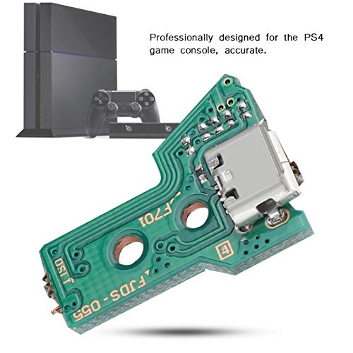 Consola de Juegos Piezas de Repuesto de la Placa de Carga de 12 Pines, Cargador de Enchufe de Puerto de Placa de Carga USB JDS-050 para Mando de Juego PS4
