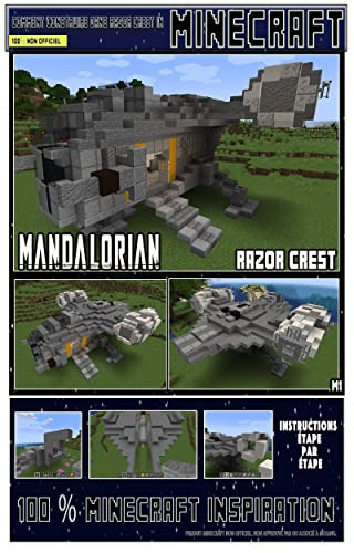 Construire un Mandalorian Razor Crest dans Minecraft: Construire un Mandalorian Razor Crest - Star Wars dans Minecraft (Star Wars France t. 5) (French Edition)