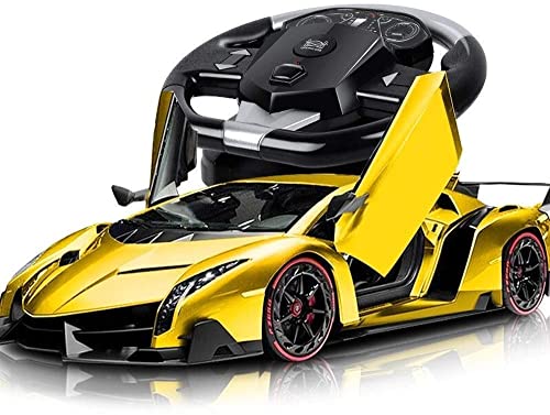 Control Remoto Supercar 1:10 Radio Recargable eléctrico controlado 2. 4g RC Vehículo Race Race Modelo Electronic Deportes Racing con Luz Flashing Niños Regalos de Cumpleaños, Cumpleaños Rojo Chri