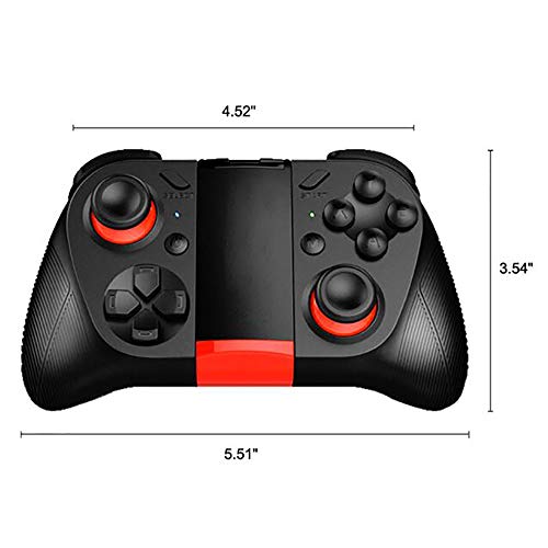 Controlador de Control Remoto inalámbrico Bluetooth, manija PC Móvil Tablet PC TV Box Brazo VR Juego Joystick