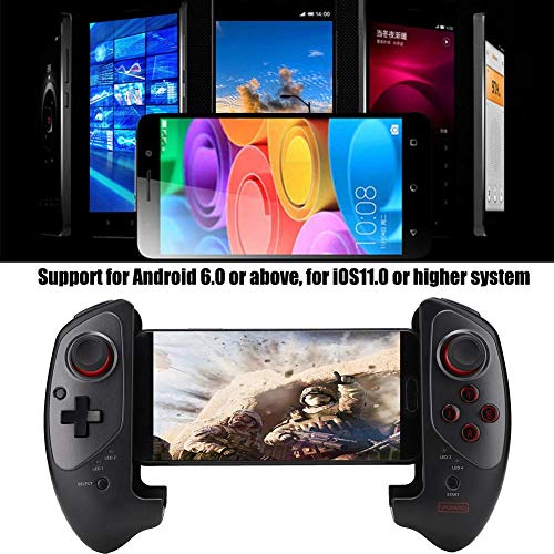 Controlador de juegos inalámbrico, Bluetooth, para teléfono móvil, tableta, Smart TV, telescopio Gamepad Gamepad con disparador, compatible con Android
