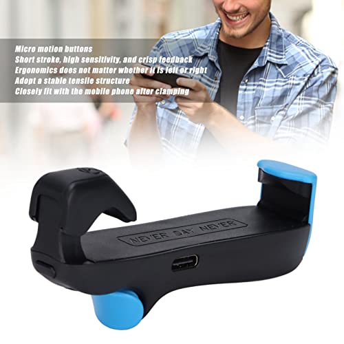 Controlador De Juegos Móvil, Gamepad De Disparador De Mapeo Capacitivo De Alta Sensibilidad para Juegos PUGE, Interfaz Tipo C, Soporte para Dispositivos iOS Y Android