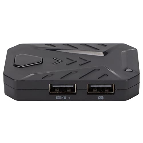 Conversor de Teclado Y Mouse, Adaptador de Teclado Y Mouse Programable con Conexión USB para PS3, para PS4, para PS5, para Xbox 360 para Xbox One, con Adaptador OTG